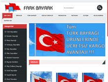Tablet Screenshot of farkbayrak.com